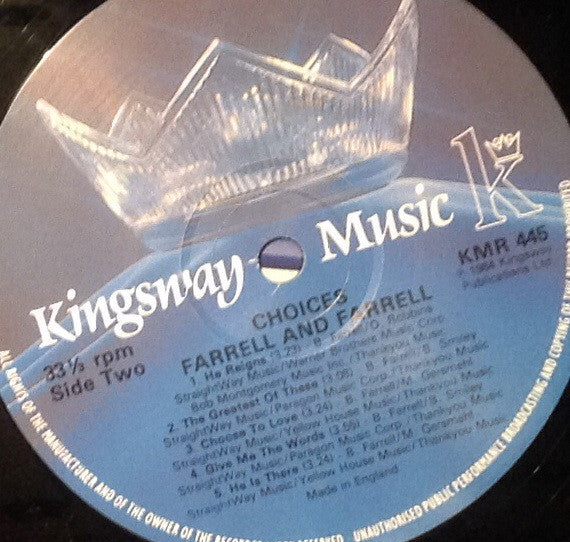 Farrell And Farrell : Choices (LP)