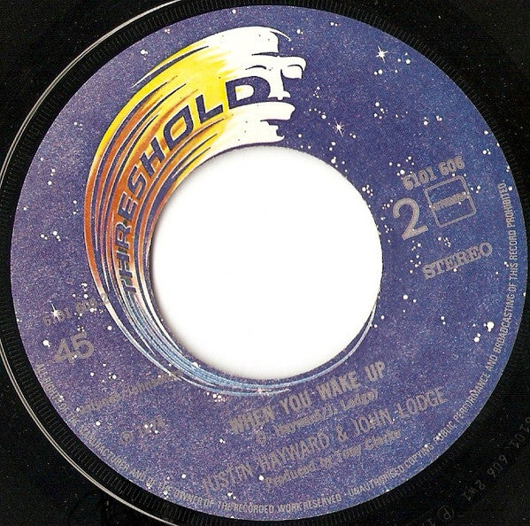 Justin Hayward & John Lodge : Blue Guitar (7", Single)