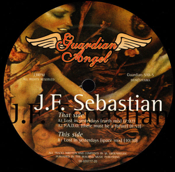 JF Sebastian : Lost In Yesterdays (12", Maxi)