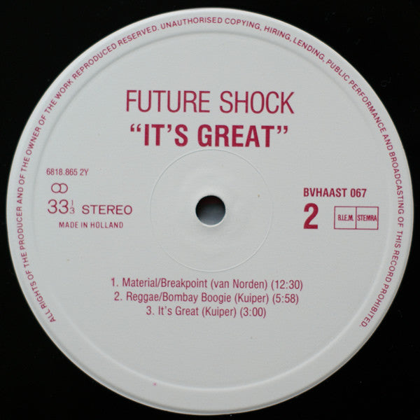 Future Shock (7) : It's Great (LP)