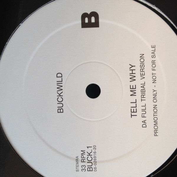Buckwild (3) : Tell Me Why (12", Promo)