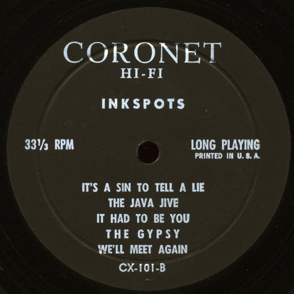 The Ink Spots (2) : The Ink Spots (LP, Album, Mono)