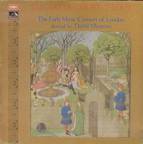 David Munrow & The Early Music Consort Of London : The Art Of Courtly Love (3xLP + Box)