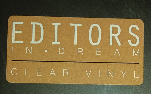 Editors : In Dream (LP, Album, RE, Cle)