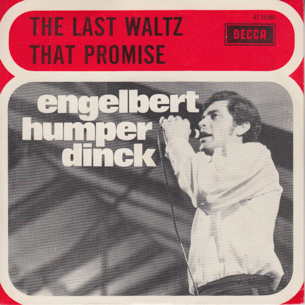 Engelbert Humperdinck : The Last Waltz (7", Single, Red)