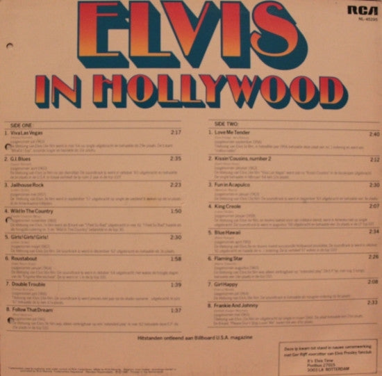 Elvis Presley : Elvis In Hollywood (LP, Comp, RE)