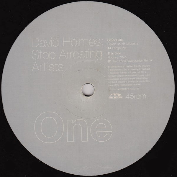 David Holmes : Stop Arresting Artists (12" + 3x12" + Box, Comp)