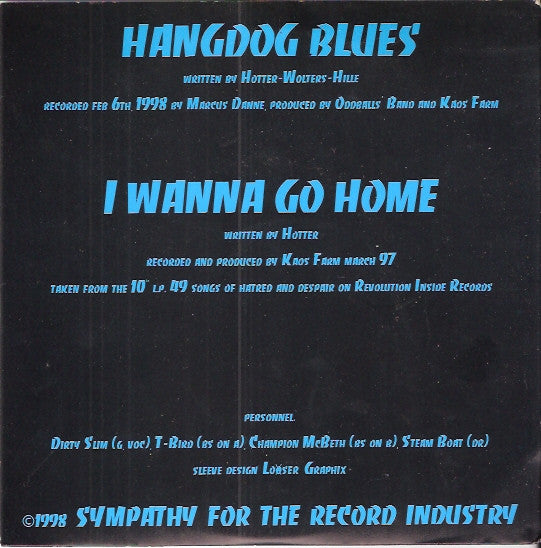 Oddballs' Band : Hangdog Blues (7")
