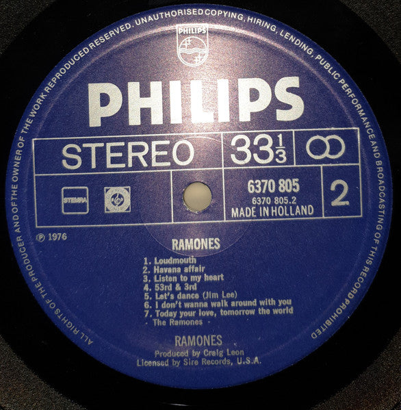 Ramones : Ramones (LP, Album)