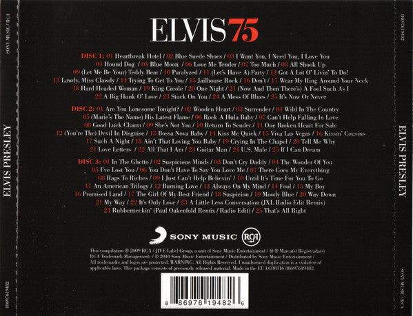 Elvis Presley : Elvis 75 (3xCD, Comp)