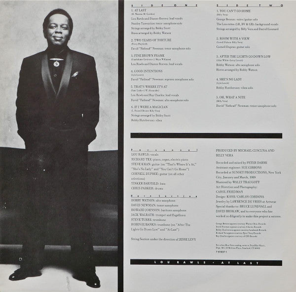 Lou Rawls : At Last (LP, Album)