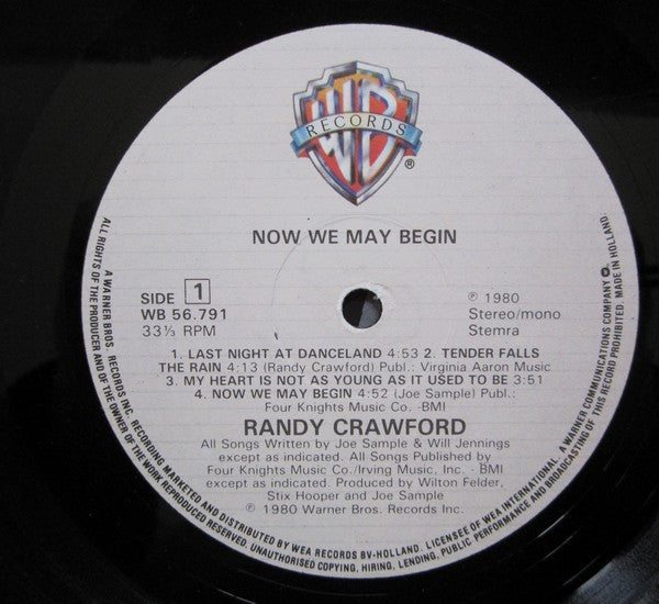 Randy Crawford : Now We May Begin (LP, Album)