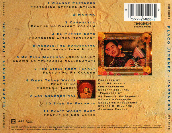 Flaco Jimenez : Partners (CD, Album)