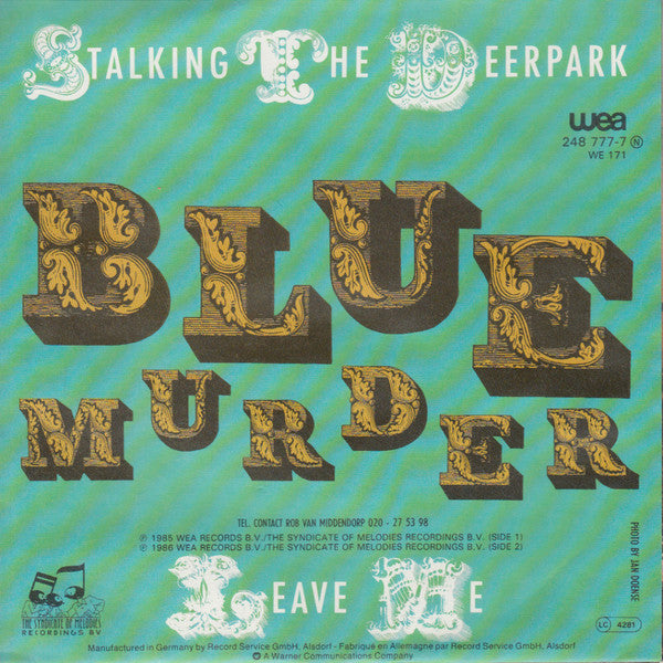 Blue Murder : Stalking The Deerpark (7", Single)