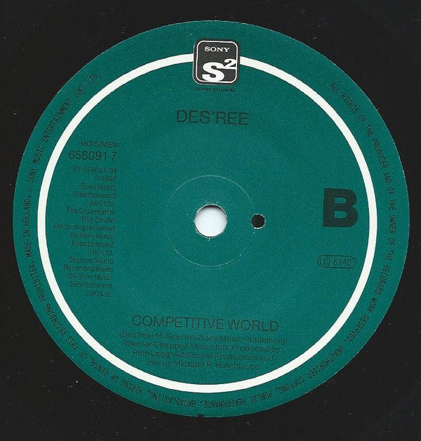 Des'ree : Why Should I Love You? (7", Single)