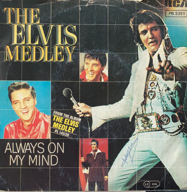 Elvis Presley : The Elvis Medley (7", Single)