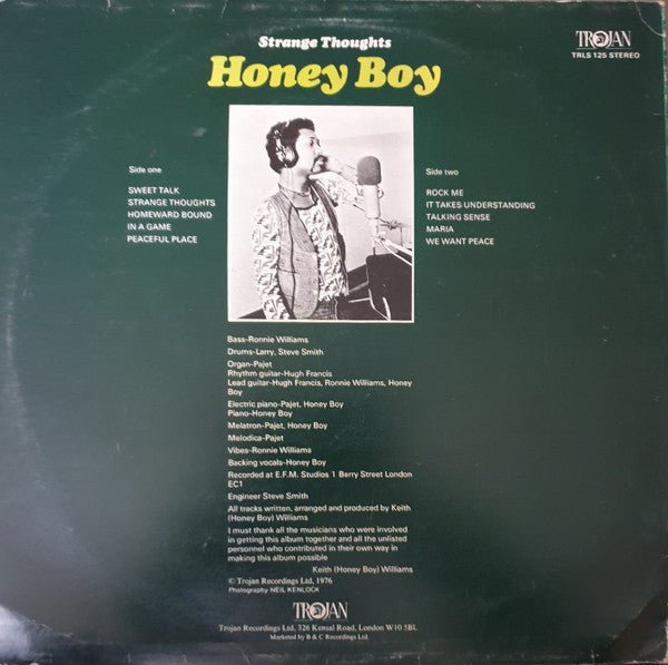 Honey Boy : Strange Thoughts (LP, Album)