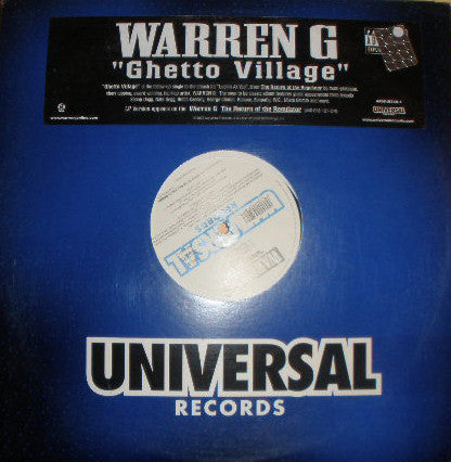 Warren G : Ghetto Village (12", Single)