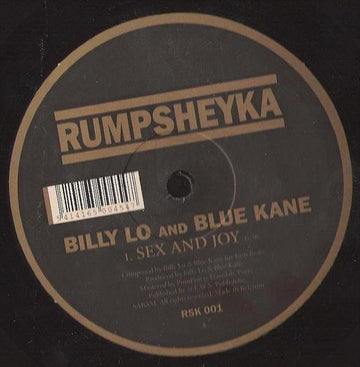 Billy Lo And Blue Kane : Sex And Joy (12")