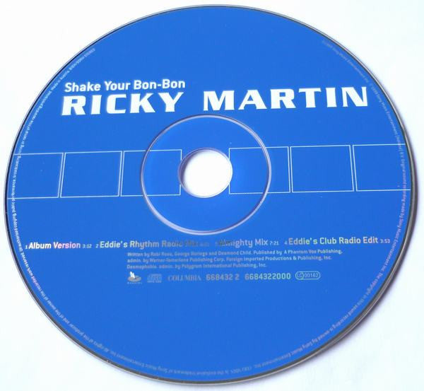 Ricky Martin : Shake Your Bon-Bon (CD, Maxi)