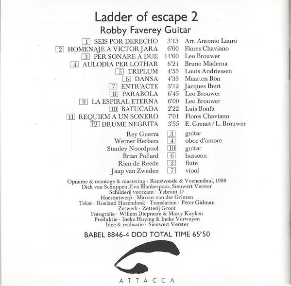 Robby Faverey, Various : Ladder Of Escape 2 (CD, Album)
