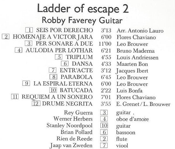 Robby Faverey, Various : Ladder Of Escape 2 (CD, Album)