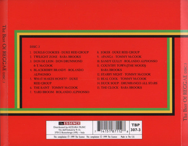 Various : The Best Of Reggae (CD, Comp, CD/)