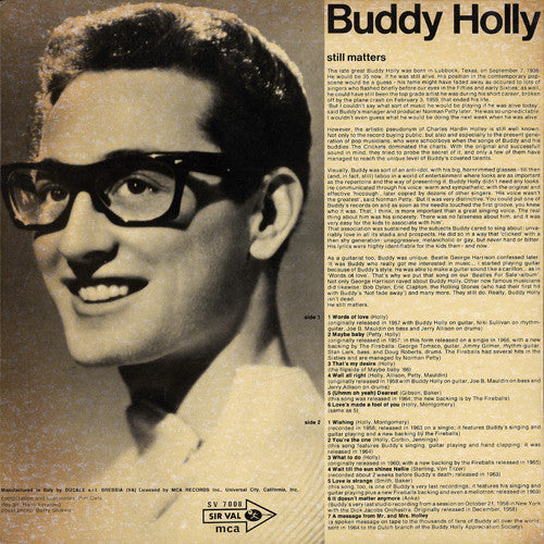 Buddy Holly : It Doesn't Matter Anymore (LP, Comp)