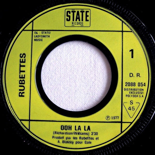 The Rubettes : Ooh La La (7", Single)