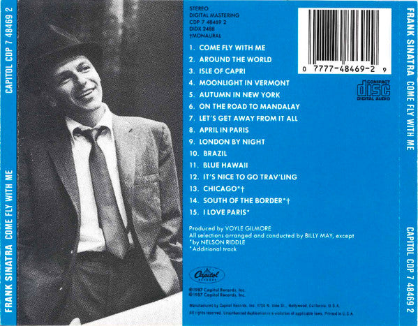 Frank Sinatra : Come Fly With Me (CD, Album, RE)