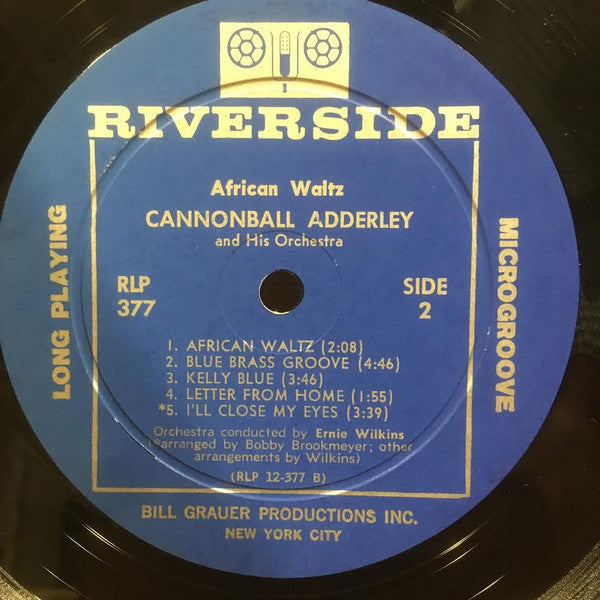 Cannonball Adderley And His Orchestra : African Waltz (LP, Album, Mono)