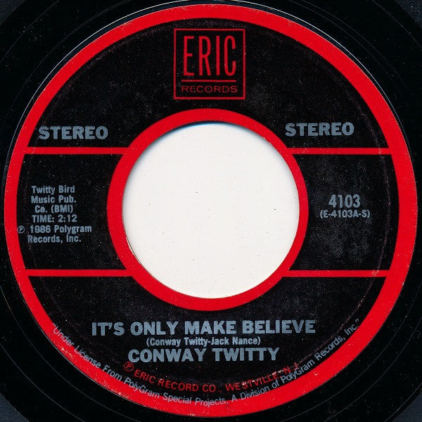Conway Twitty / The Impalas : It's Only Make Believe / Sorry (I Ran All The Way Home) (7")