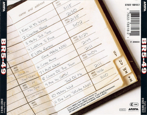 BR549 : BR5-49 (HDCD, Album)