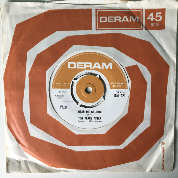 Ten Years After : I'm Going Home / Hear Me Calling (7", Single)