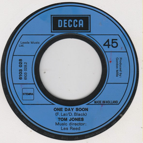Tom Jones : Till  /  One Day Soon (7", Single)