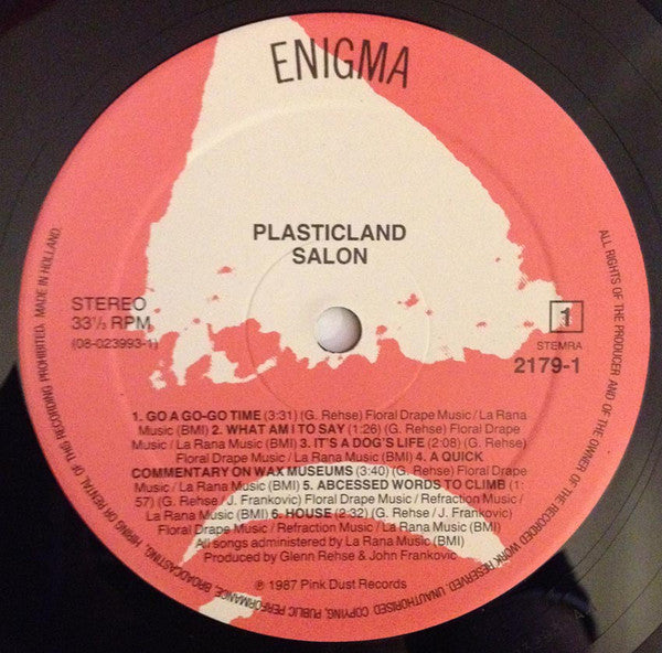 Plasticland : Salon (LP, Album)