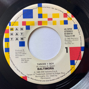 Baltimora : Tarzan Boy (7", Single, ® O)