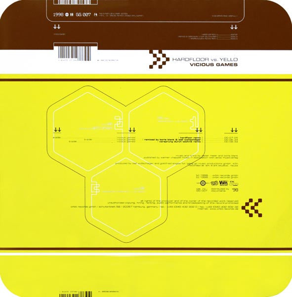Hardfloor Vs. Yello : Vicious Games (12", Ltd, Par)