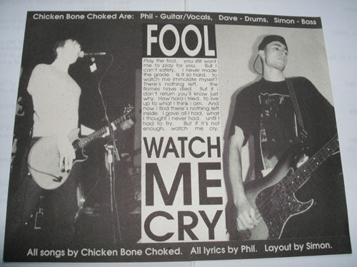 Chicken Bone Choked : Fool (7")
