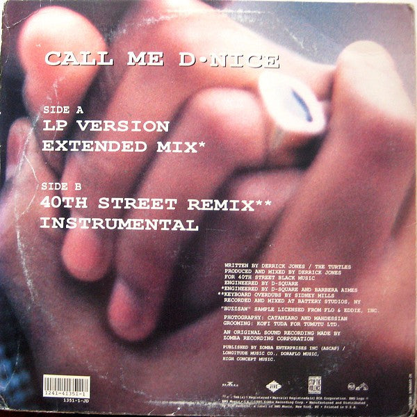 D-Nice : Call Me D-Nice (12")