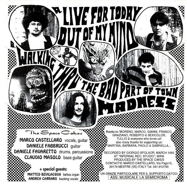 The Space Cakes : Out Of My Mind (7", EP)