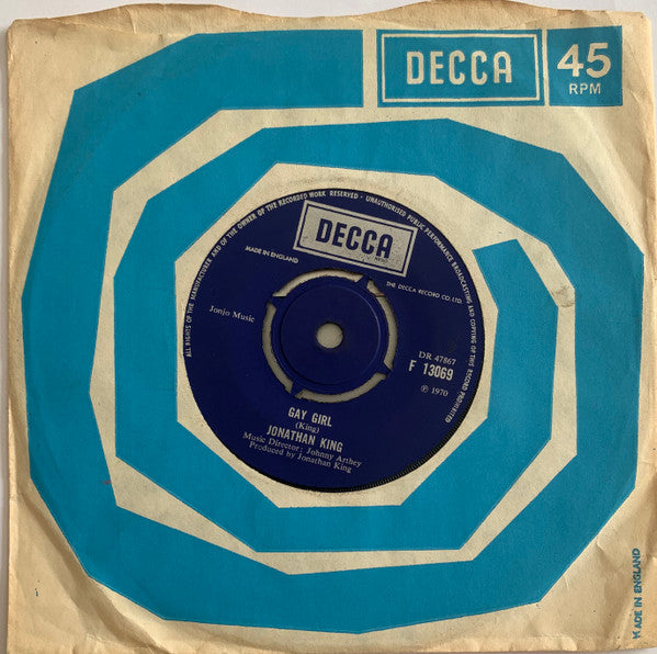 Jonathan King : Cherry, Cherry (7", Single)