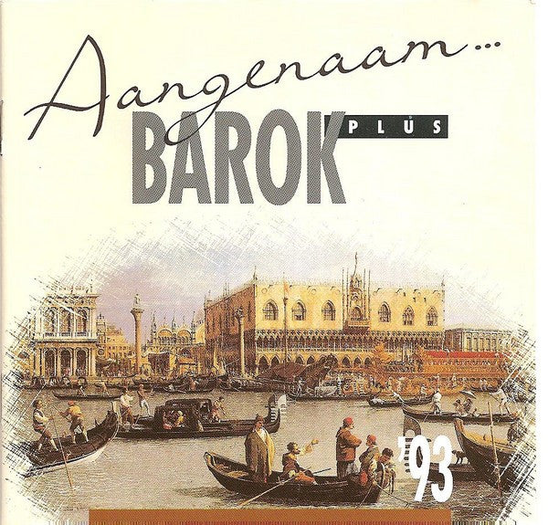 Various : Aangenaam... Barok Plus '93 (CD, Comp)