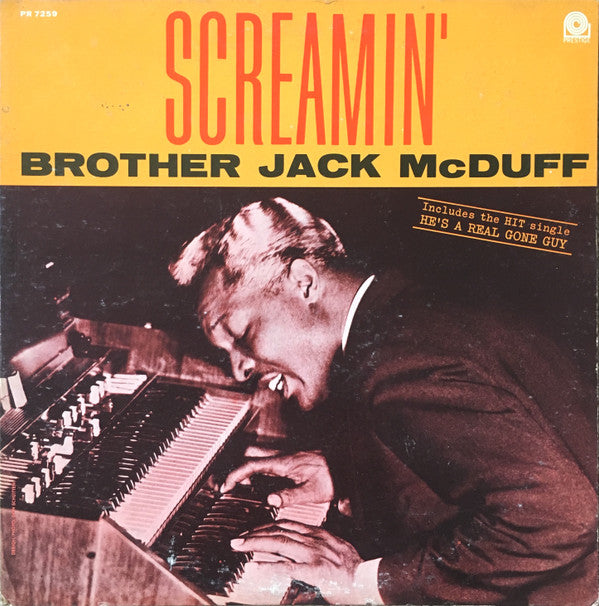 Brother Jack McDuff : Screamin' (LP, Album, Mono)