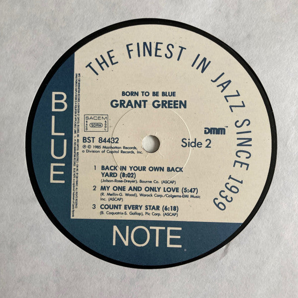 Grant Green : Born To Be Blue (LP, Album, RM, DMM)