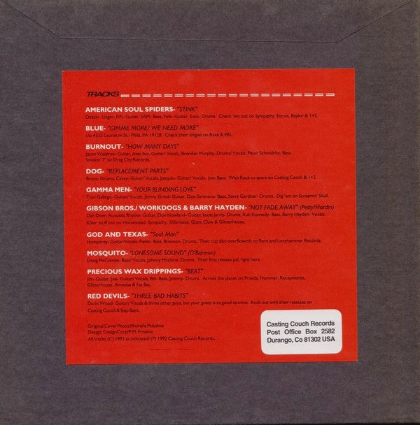 Various : Brain Blo: A Casting Couch Record Compilation (3x7", Comp + Box)