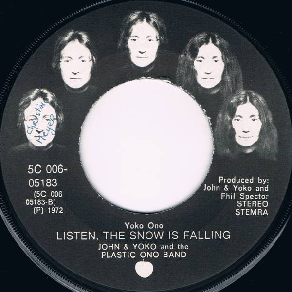 John Lennon & Yoko Ono / The Plastic Ono Band With The Harlem Community Choir : Happy Xmas (War Is Over) (7", Single, Joh)