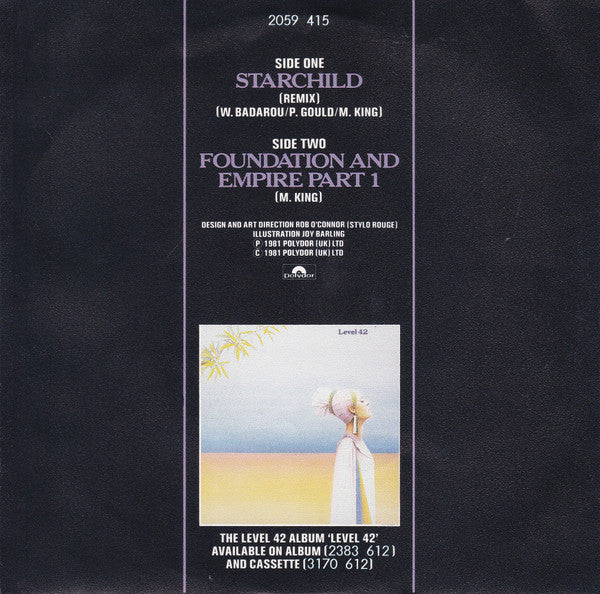 Level 42 : Starchild (7", Single)