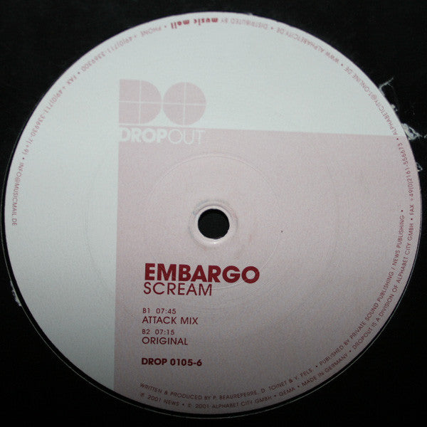 Embargo* : Scream (12")