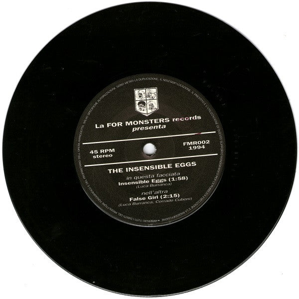 The Insensible Eggs : Scream (7", Single, Num)